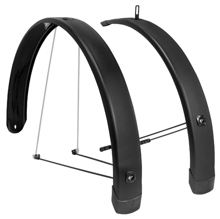 Eurofender mudguard set tempo square 28 58mm matt black