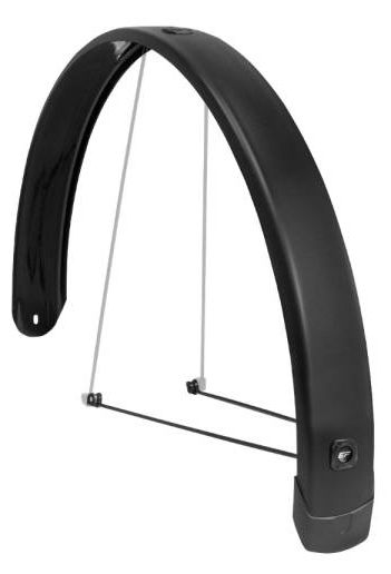 Eurofender rear mudguard tempo square 28 65mm matt black