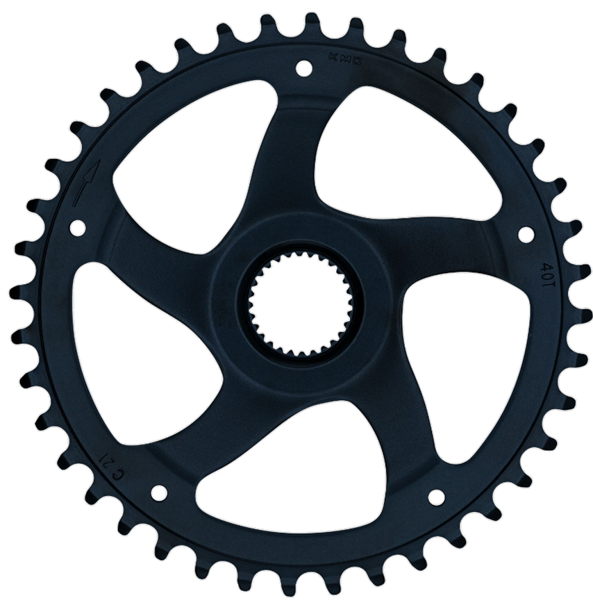 KMC Chaintop Bosch Gen 4 Super Narrow 40T 52.0mm Black