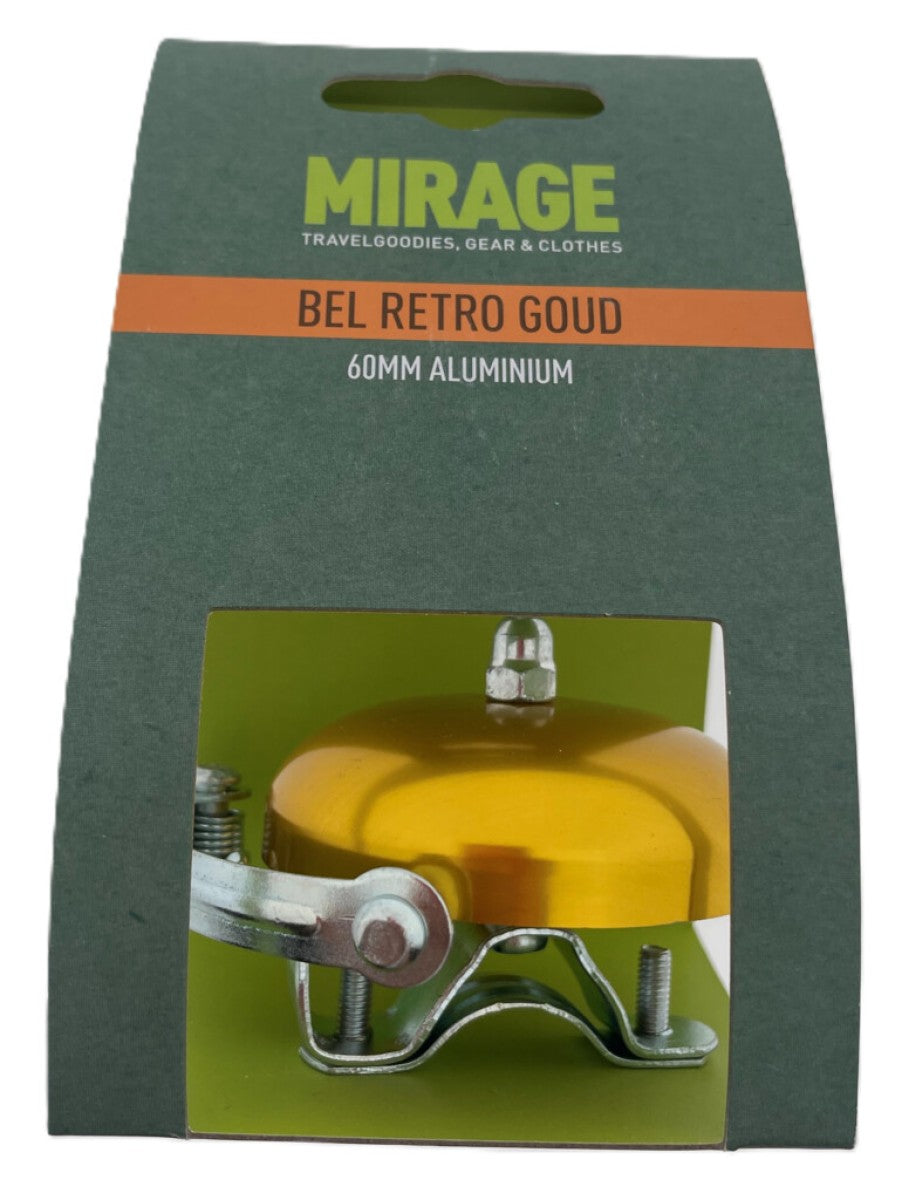 Mirage bell retro alu 60mm, gold