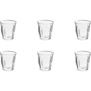 Vidro Duralex picardia embalagem de 160ml com 6