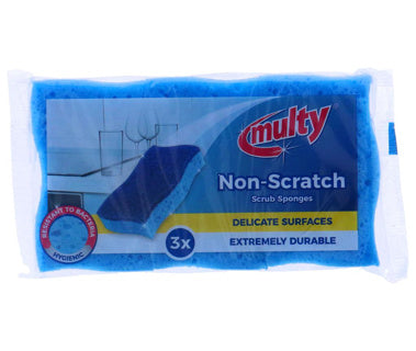Multy Scheuerschwämme kratzfrei 3 Stück | 4 Stück