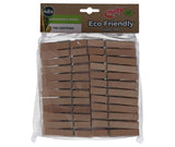 Multy wooden clothes pegs 48 pieces