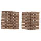 Multy wooden clothes pegs 48 pieces