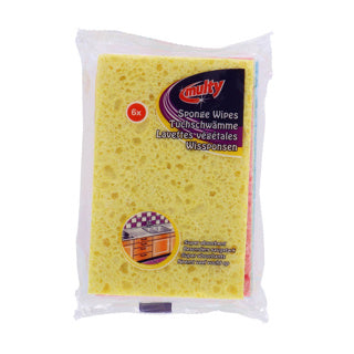 Multy wiping sponges 6 pieces | 4 pieces