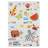 Set di carta artigianale per gruppi creativi, 16 pezzi.