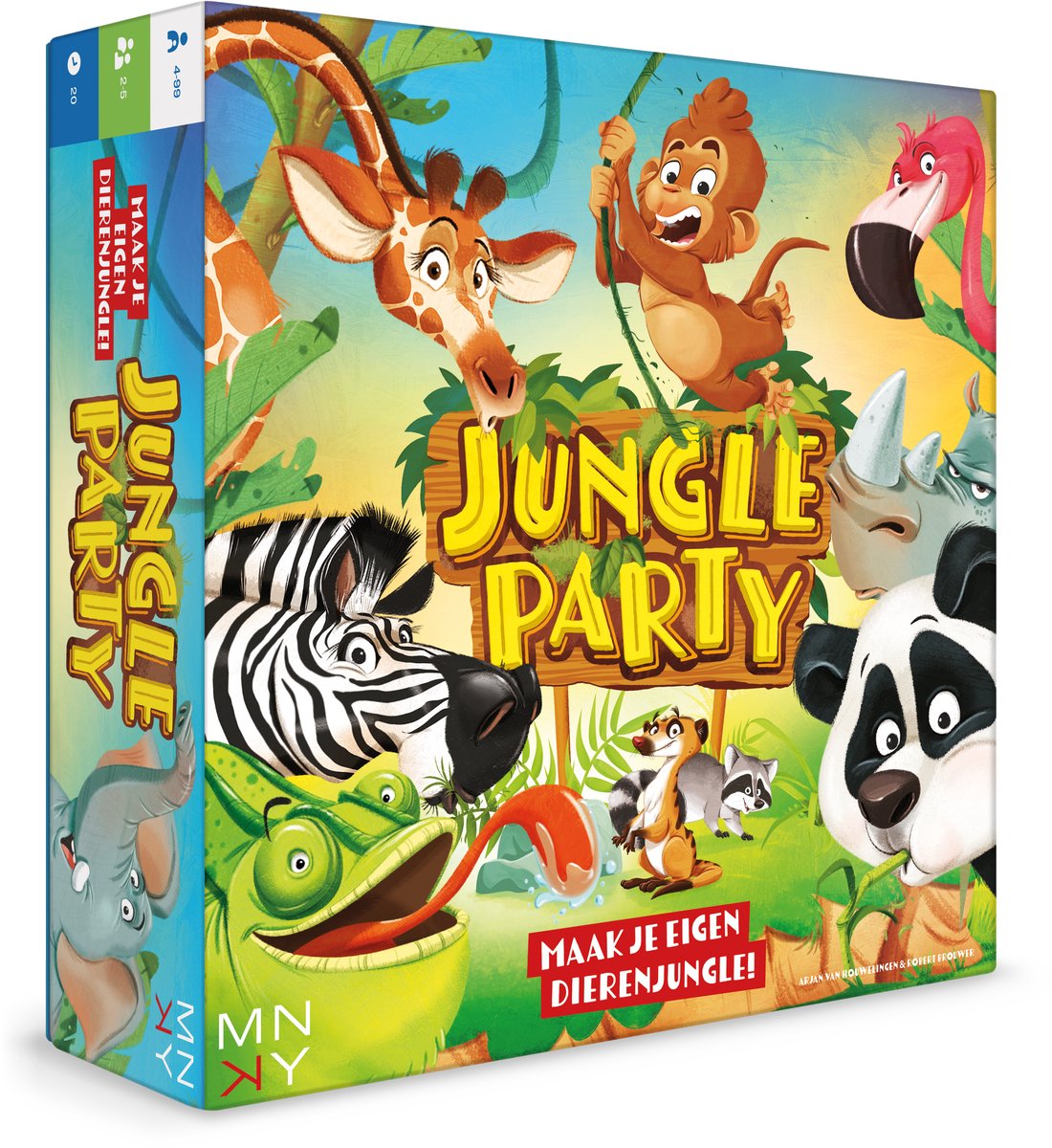 Rebo Verëffentlecher mnky - Dschungel Party Brietspill