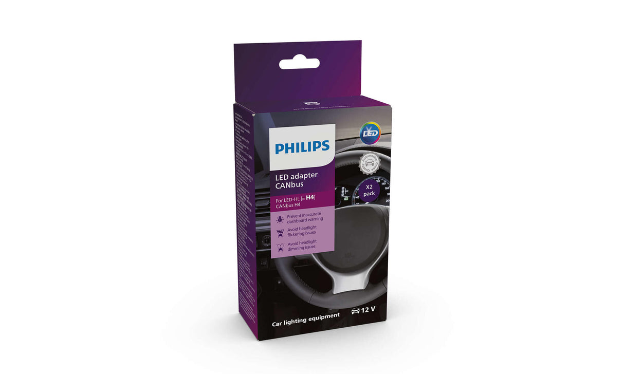 Philips adapter ultinon pro6000 canbus adapter led h4 #18960x2