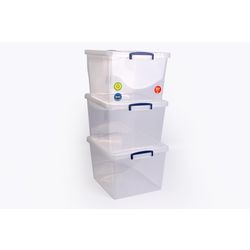 Storage box Really Useful Boxes 33.5ccb-pk3 33.5 L transparent