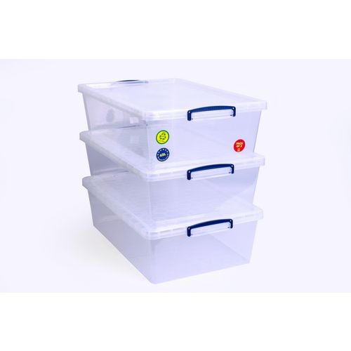 Opbergbox really useful boxes 43ccb-pk3 43 l transparant