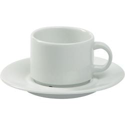 Nova Ocean white porcelain cup