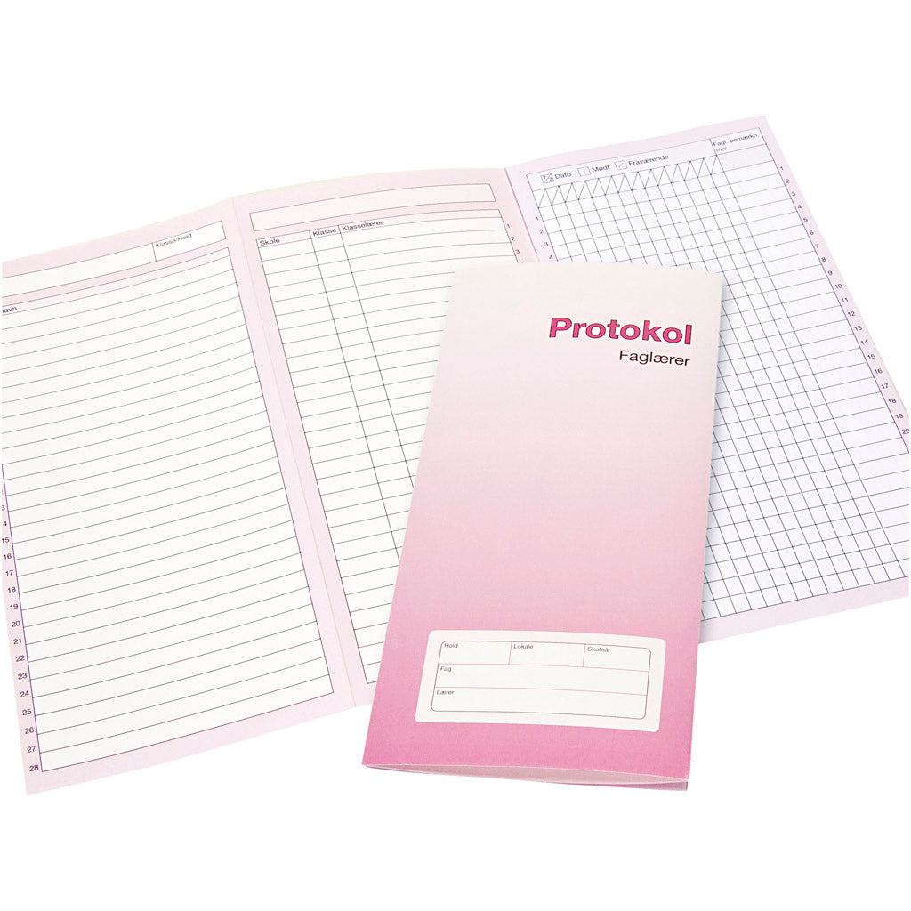 Morning meeting book, individual subject teacher, with 28 names, 1 piece