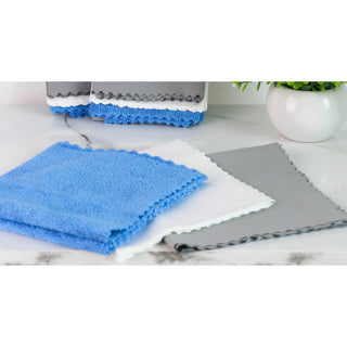 Clean home microvezel reinigingsdoek 3 stuks 35x35 cm