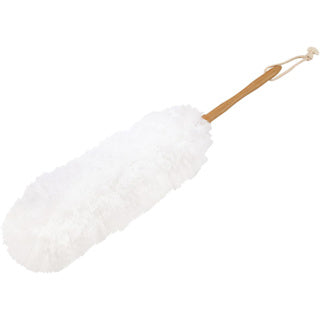 Clean home feather duster with bamboo handle