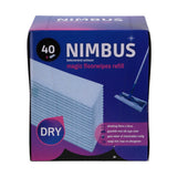 Panos de chão mágicos Nimbus recarregam 40 peças 28x22 cm | 2 peças