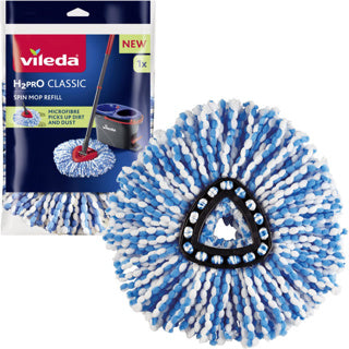 Vileda h2pro spin mop vervanging | 2 stuks