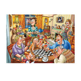 Wasgij destiny 25 jigsaw puzzle - games night, 1000 pcs.