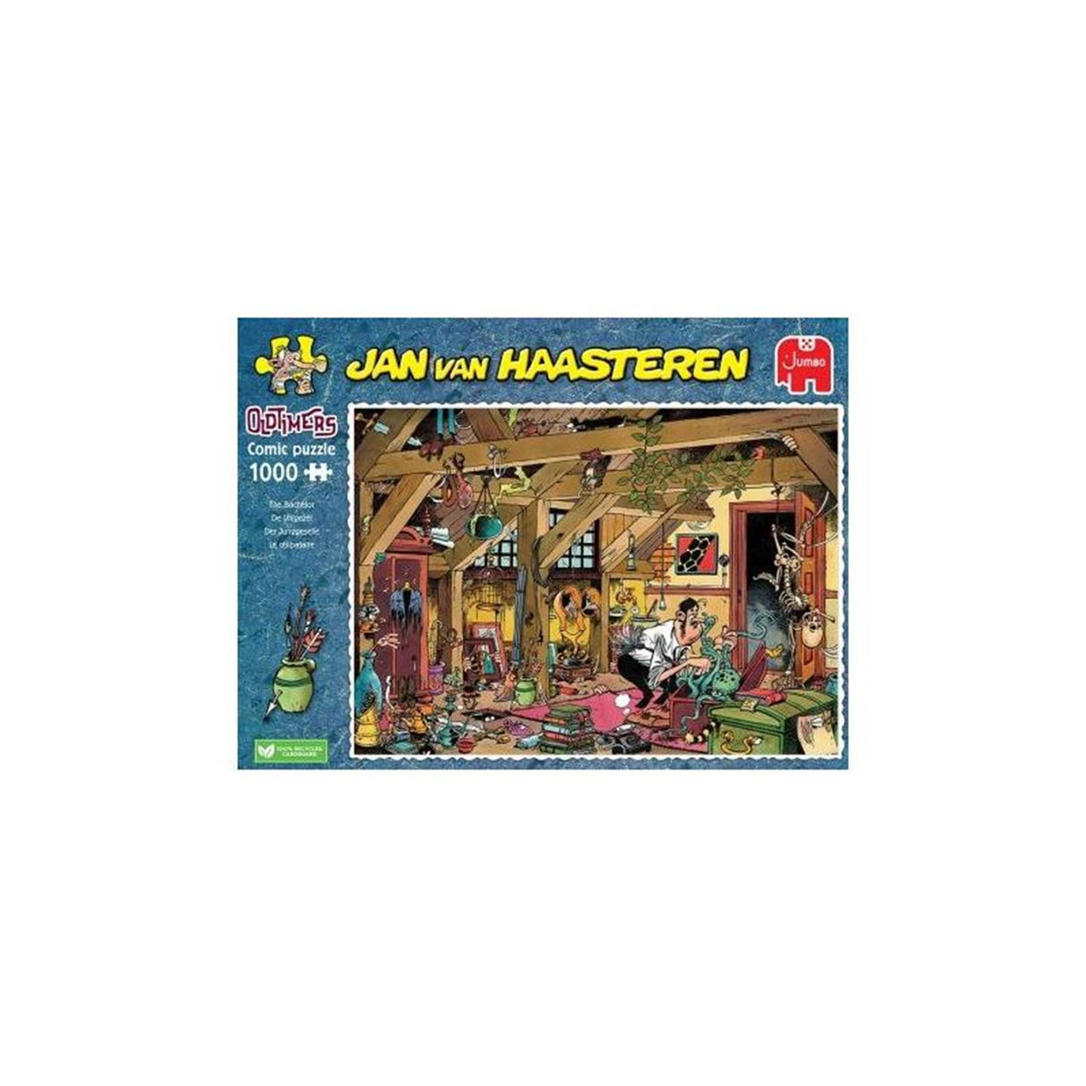 Jumbo Jan van Haasteren Puzzle – Oldtimer der Junggeselle, 1000 Teile.