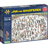 Jan van Haasteren jigsaw puzzle - skateboarding in the bowl, 1000 pcs.