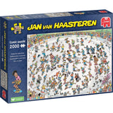 Jan van Haasteren jigsaw puzzle - skateboarding in the bowl, 2000 pcs.