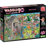 Wasgij Schicksal 28 Puzzel - Papp senger Mann Höhl, 1000 Stéck.