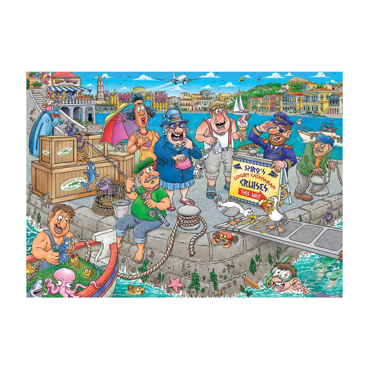 Wasgij originale 47- nella barca! 1000 pezzi