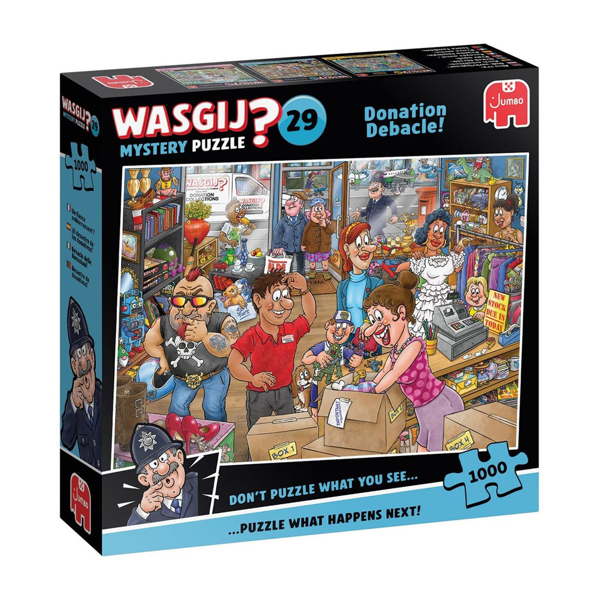 Jumbo wasgij mystery 29 - donation debacle! - 1000pcs.