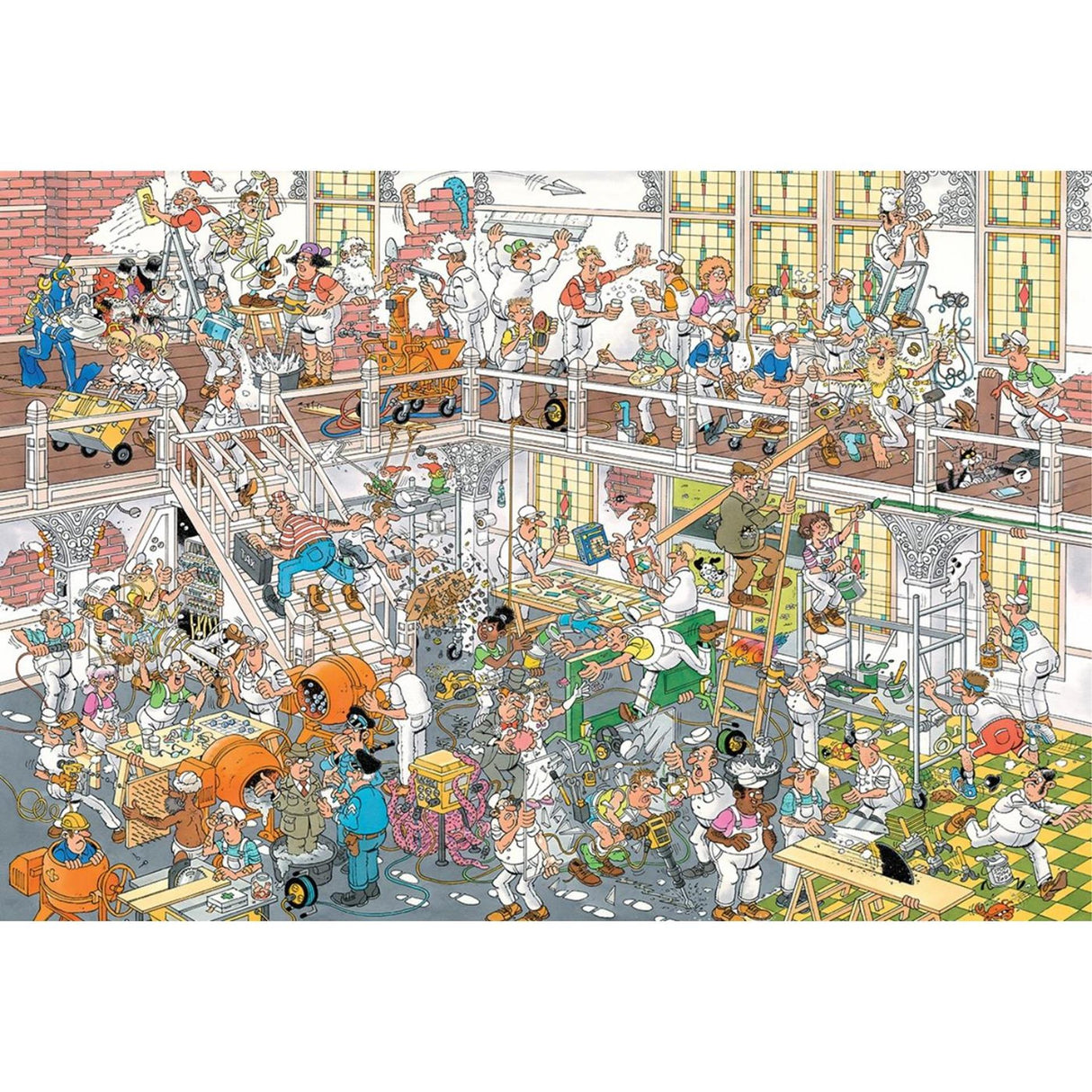 Jan van Haasteren jigsaw puzzle - the renovation, 3000 pcs.