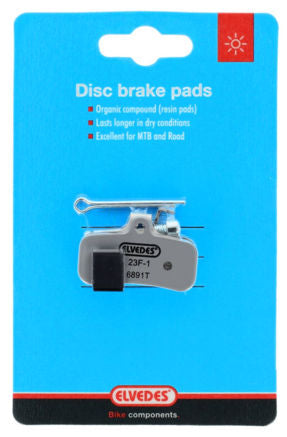 Elvedes disc brake pad set - Shimano - organic compound (resin) - 1 pair