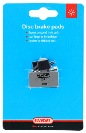 Elvedes disc brake pad set - Shimano - organic compound (resin) - 1 pair