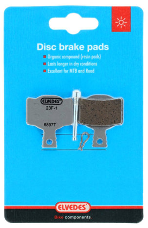 Elvedes disc brake pad set - Magura - organic compound (resin) - 1 pair