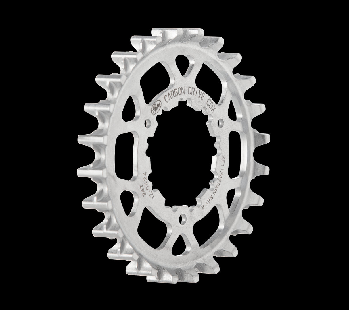 Gates sprocket cdx 24t enviolo 9-spline bl 45.5 50mm fin line