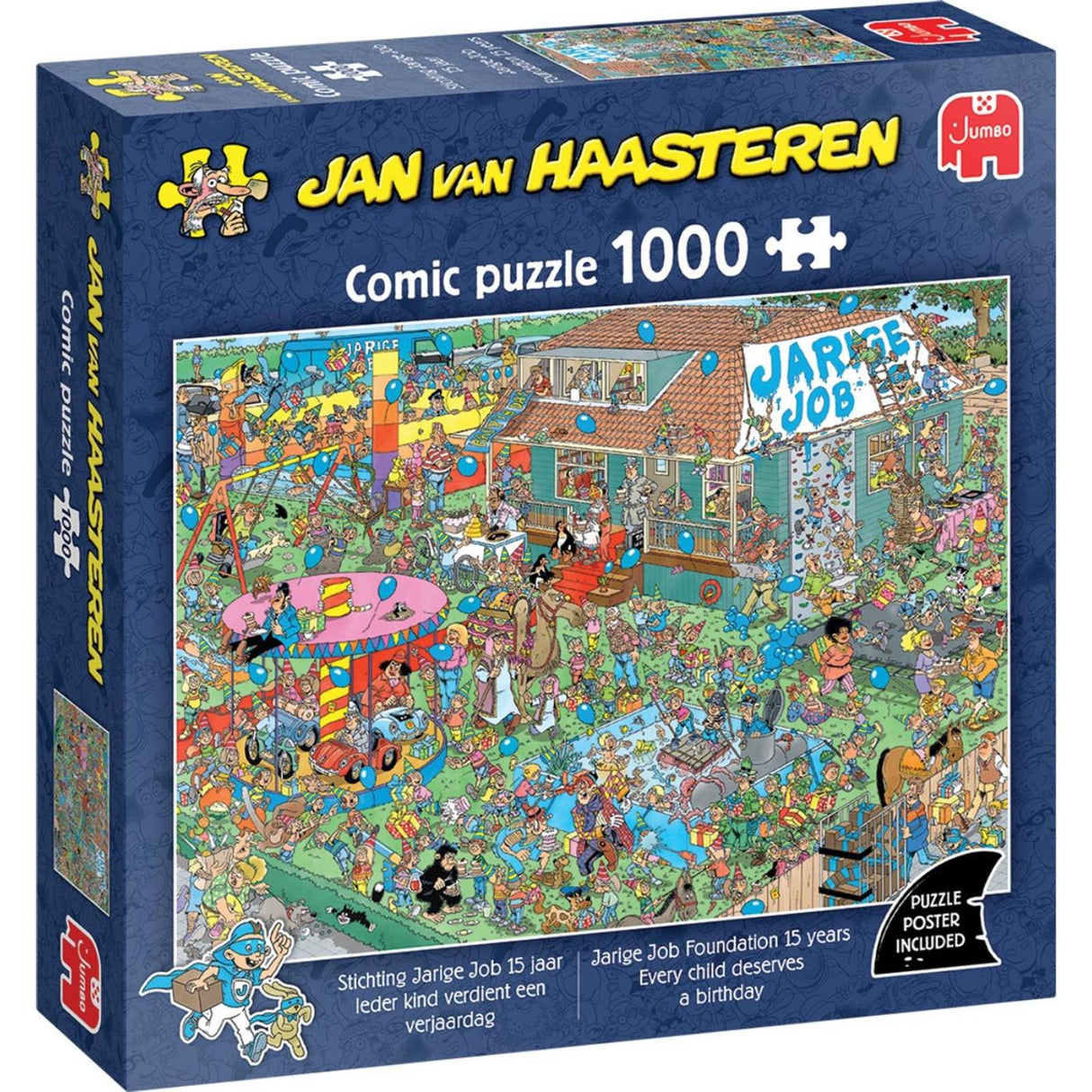 Jan van haasteren foundation birthday job 15 years, 1000st.