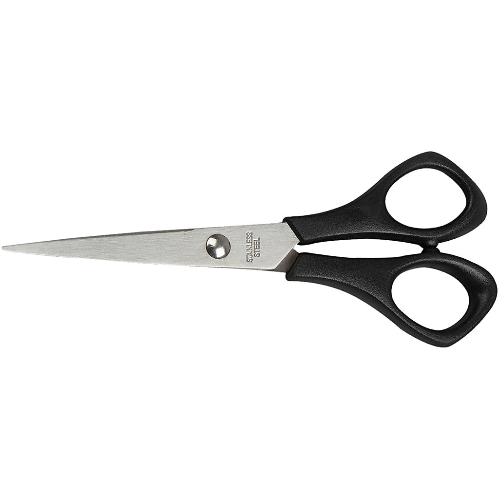Creativ company school scissors, l: 14 cm, pointed, right-handed, 1 piece