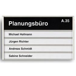 Door sign ultradex silver 310477