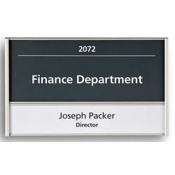 Door sign ultradex silver 310677