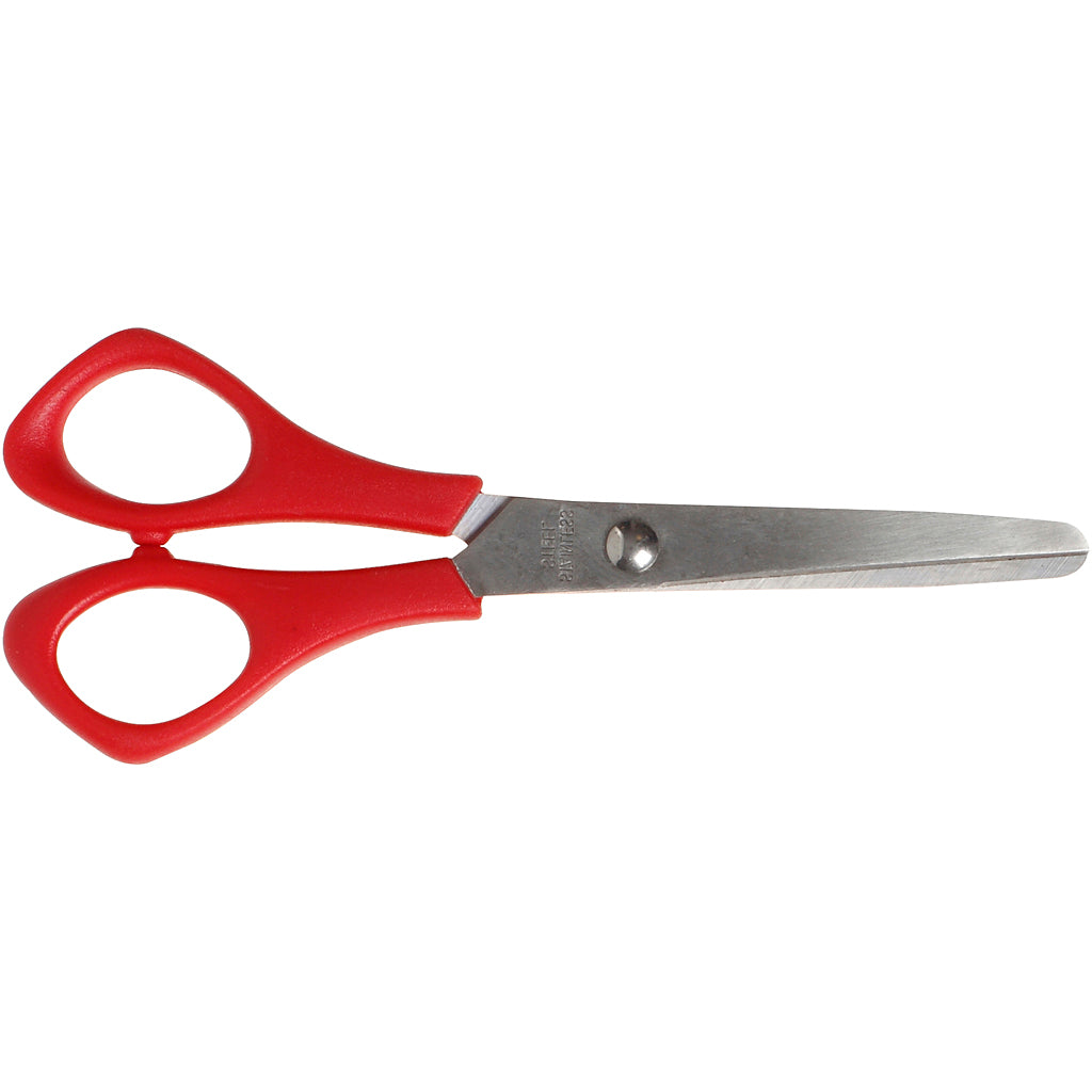 Creativ company school scissors, l: 14 cm, round, left-handed, 1 piece