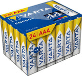 Varta batterij energy alkaline aaa (box = 24stuks)