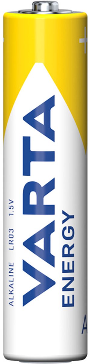 Varta batterij energy alkaline aaa lr03 (box = 24stuks)
