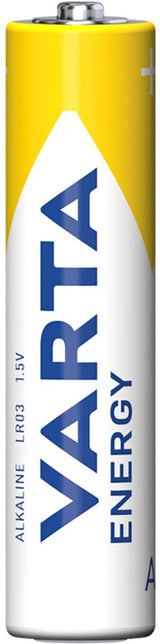 Varta batterij energy alkaline aaa lr03 (box = 24stuks)