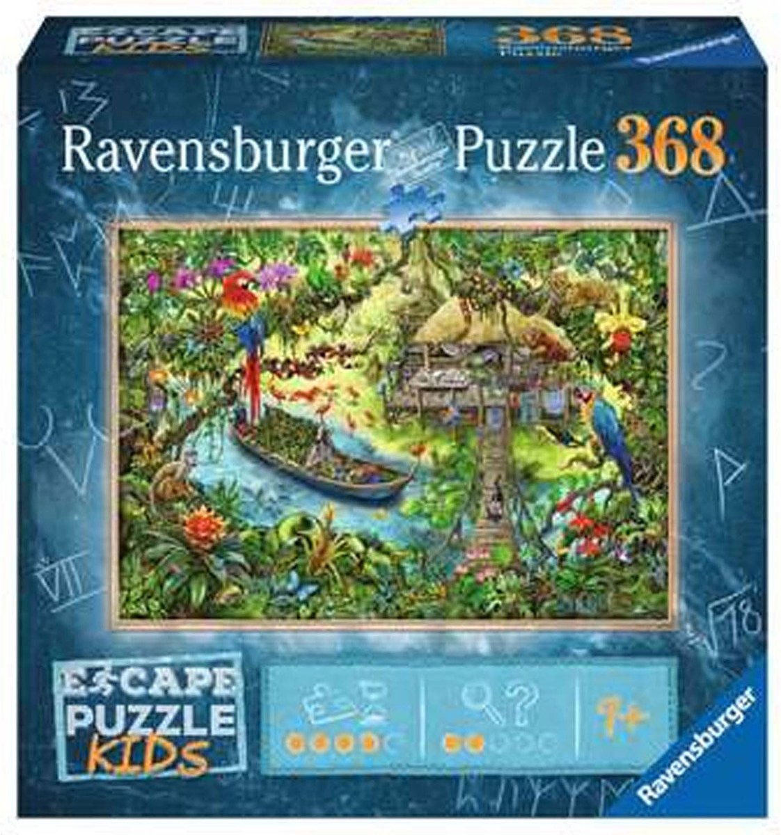 Ravensburger puzzle escape kids jungle 368 pieces