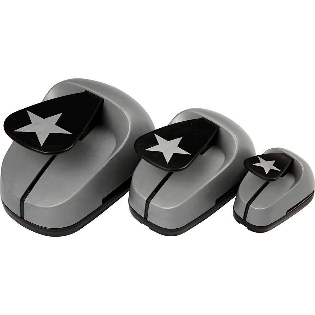 Creativ Company punching set star, 3st.
