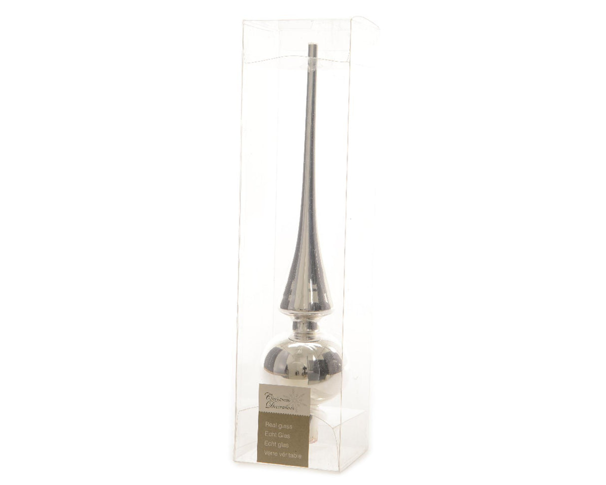 Decoris peak glass gloss 260 mm silver