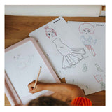 Kidywolf kidydraw-pro a4 2in1 lichttafel roze