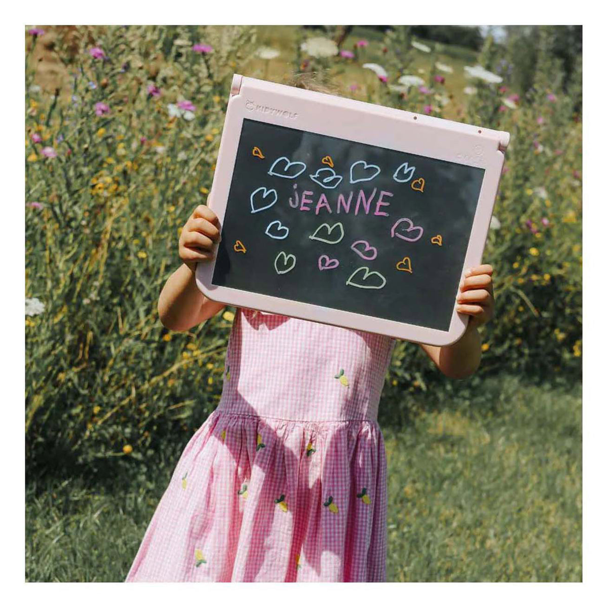 Kidywolf kidydraw-pro a4 2in1 lichttafel roze