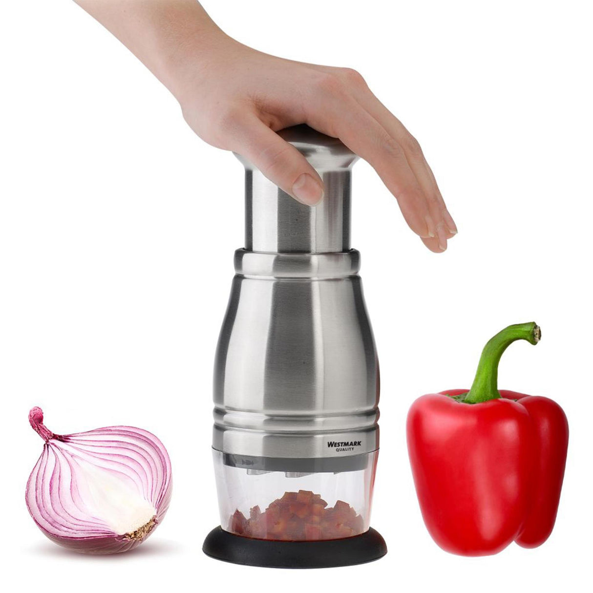 Westmark uienhakker 1000 rvs 22x9,4cm