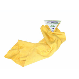 Luva pusseskinn størrelse m med overskriftskort | 3 stk