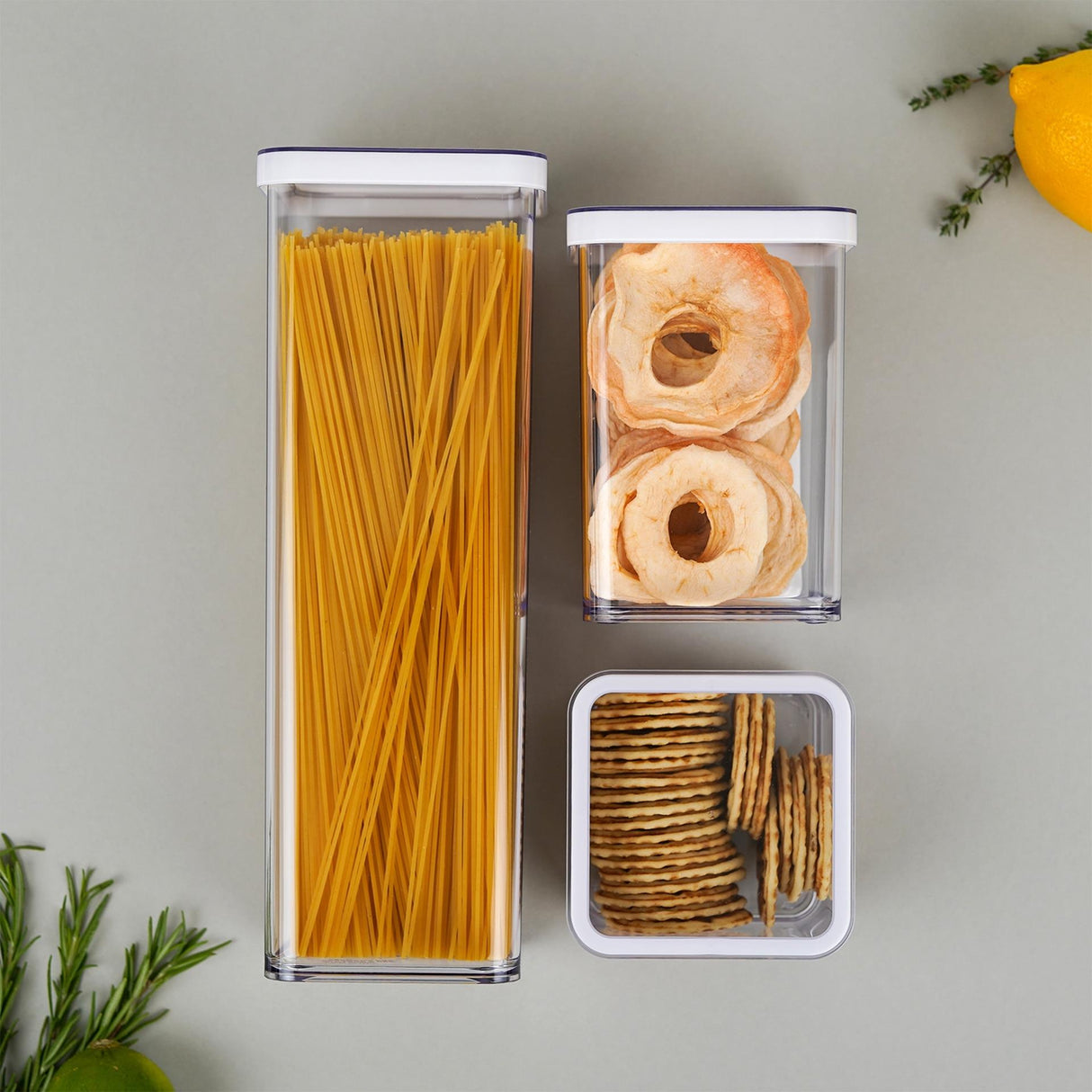 Rotho loft bewaardoos vierkant 1l wit