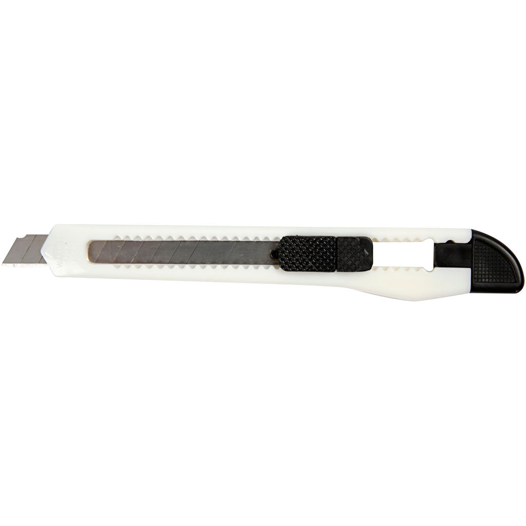 Creativ company snap-off knife, small, l: 13 cm, 5 pieces 1 box