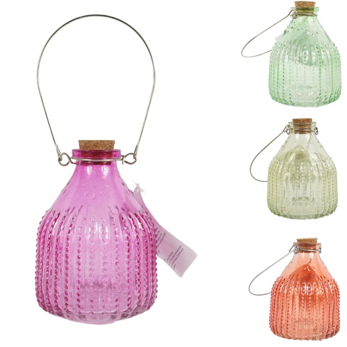 Countryfield wespenval glas ø13cm 4 assorti